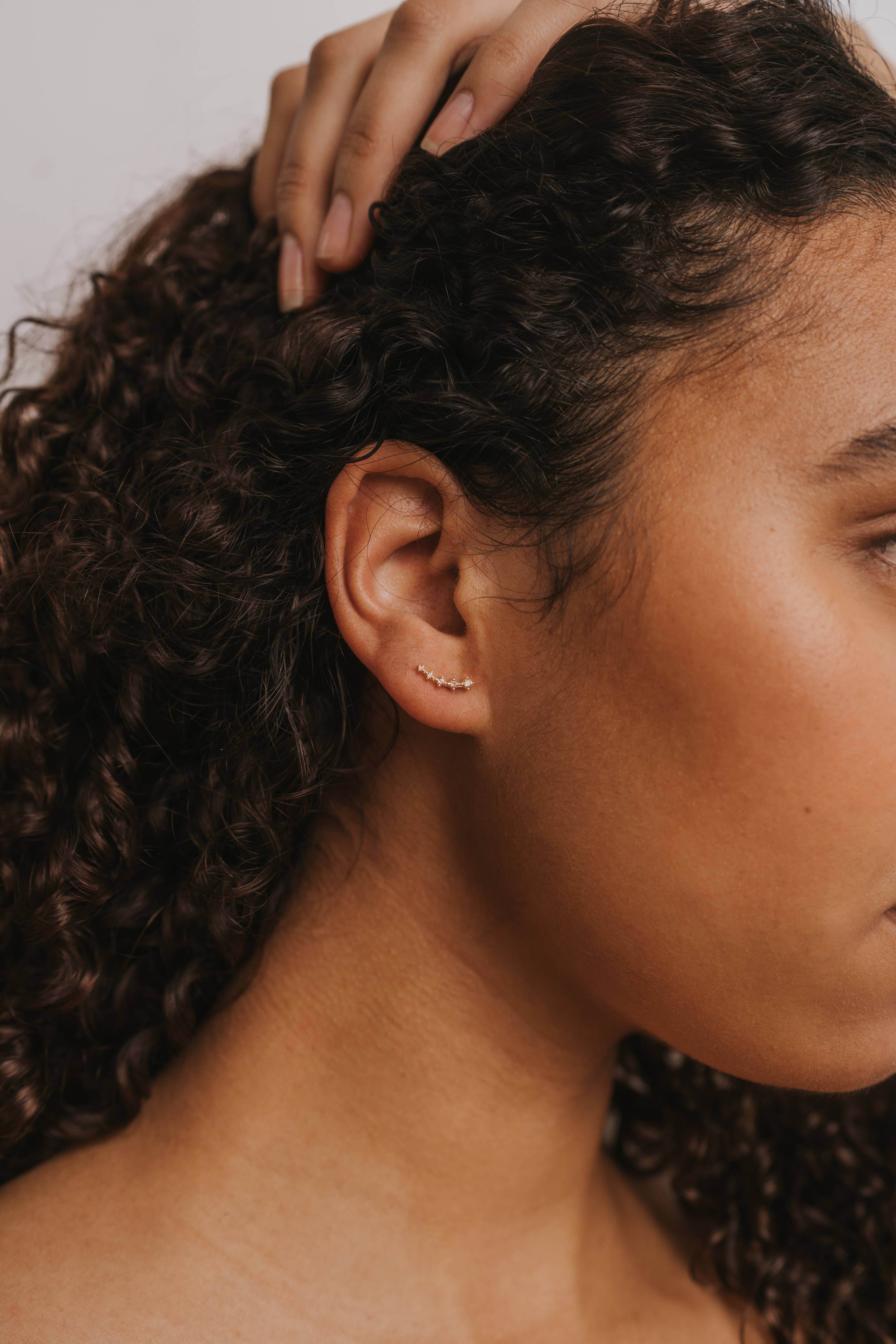 Champagne Crawler Earrings