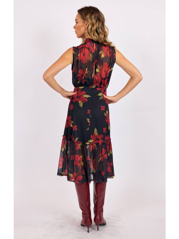 Gypset Glamour Mesh Midi Dress