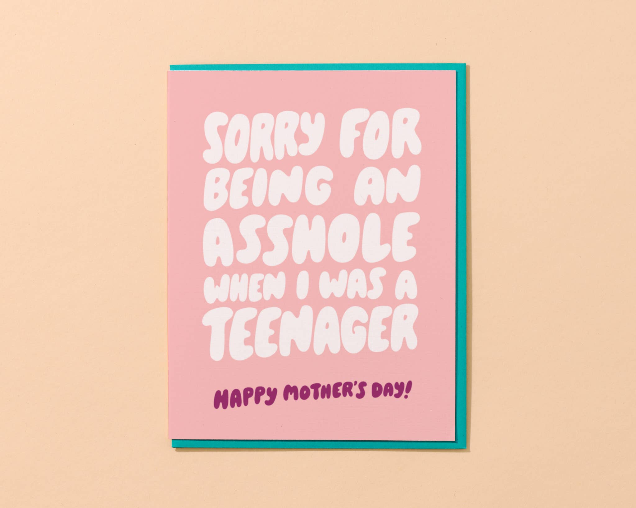 Asshole Teenager Greeting Card