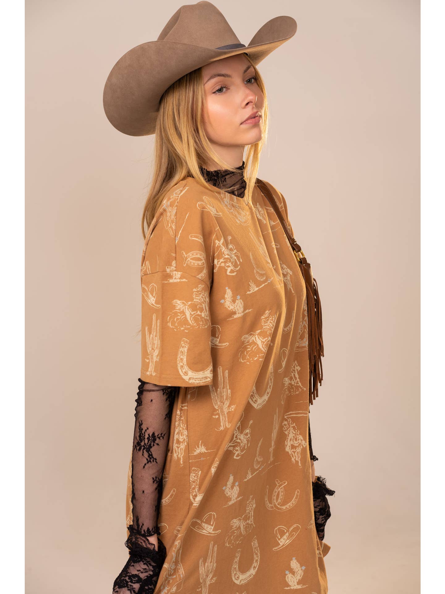 Western Front T-Shirt Dress