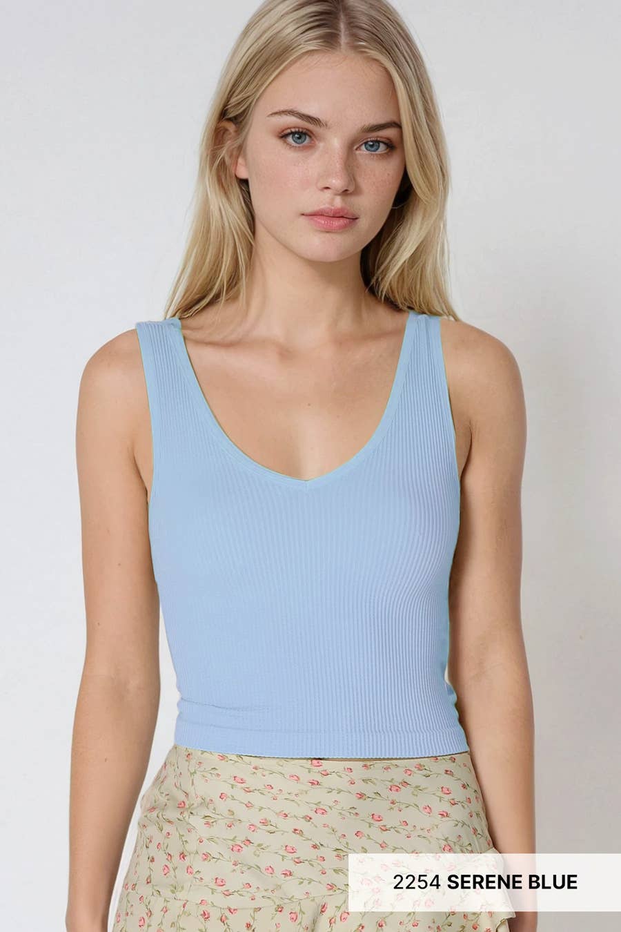 Reversible Ribbed Crop Top