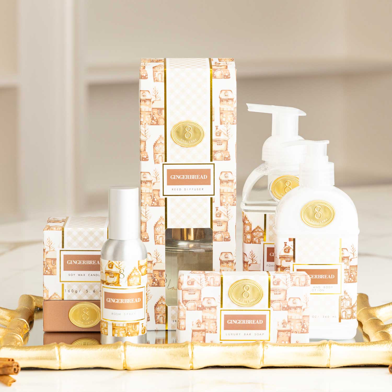 Gingerbread Wrapped Bar Soap