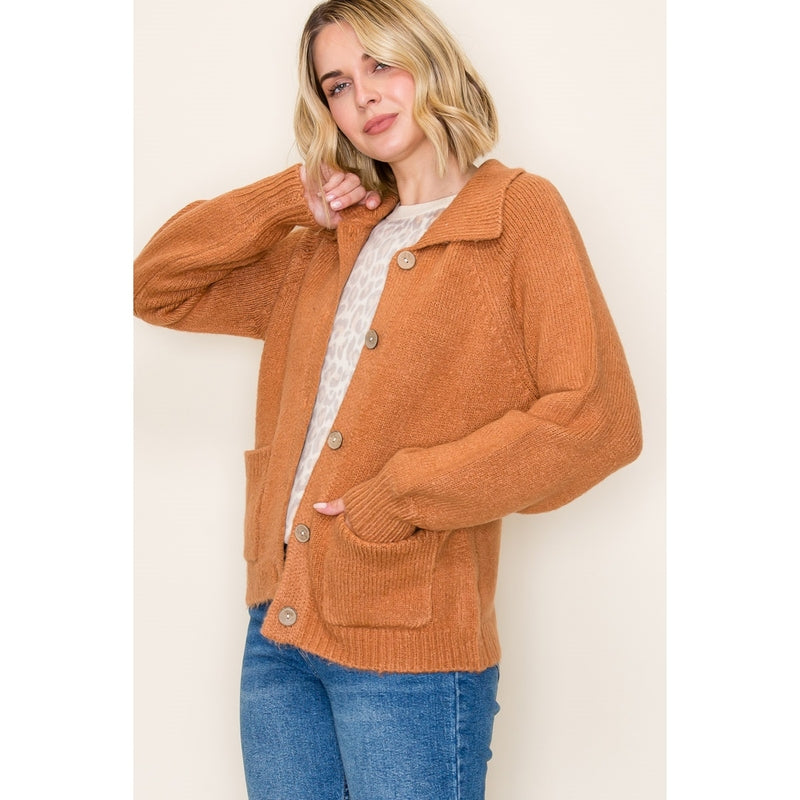 Pumpkin Season Chunky Knit Jacket