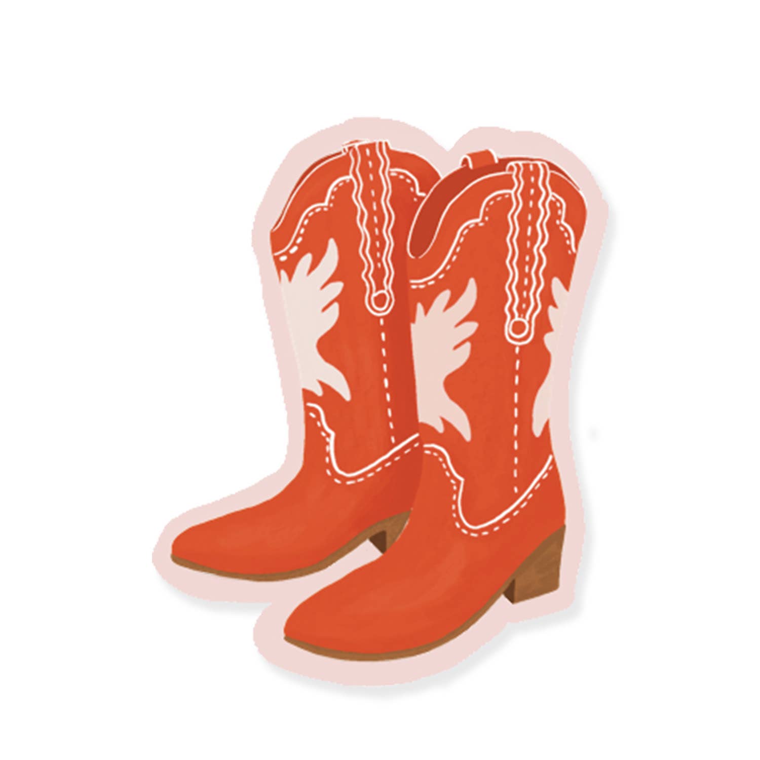 Western Boots Sticker