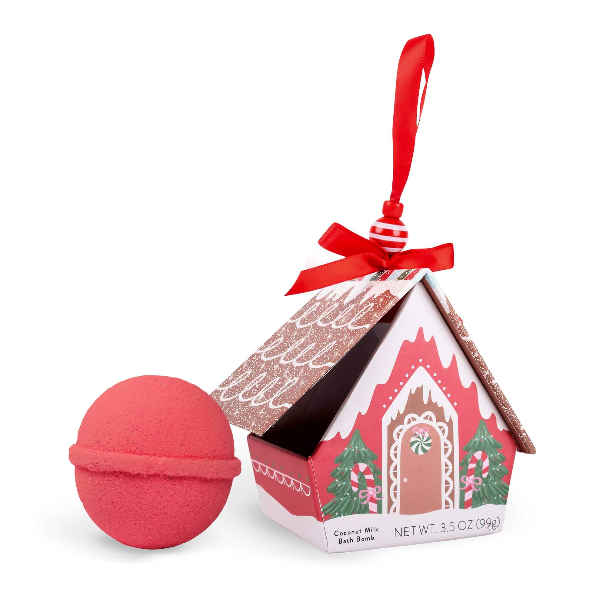 Red Ornament House Bath Bomb