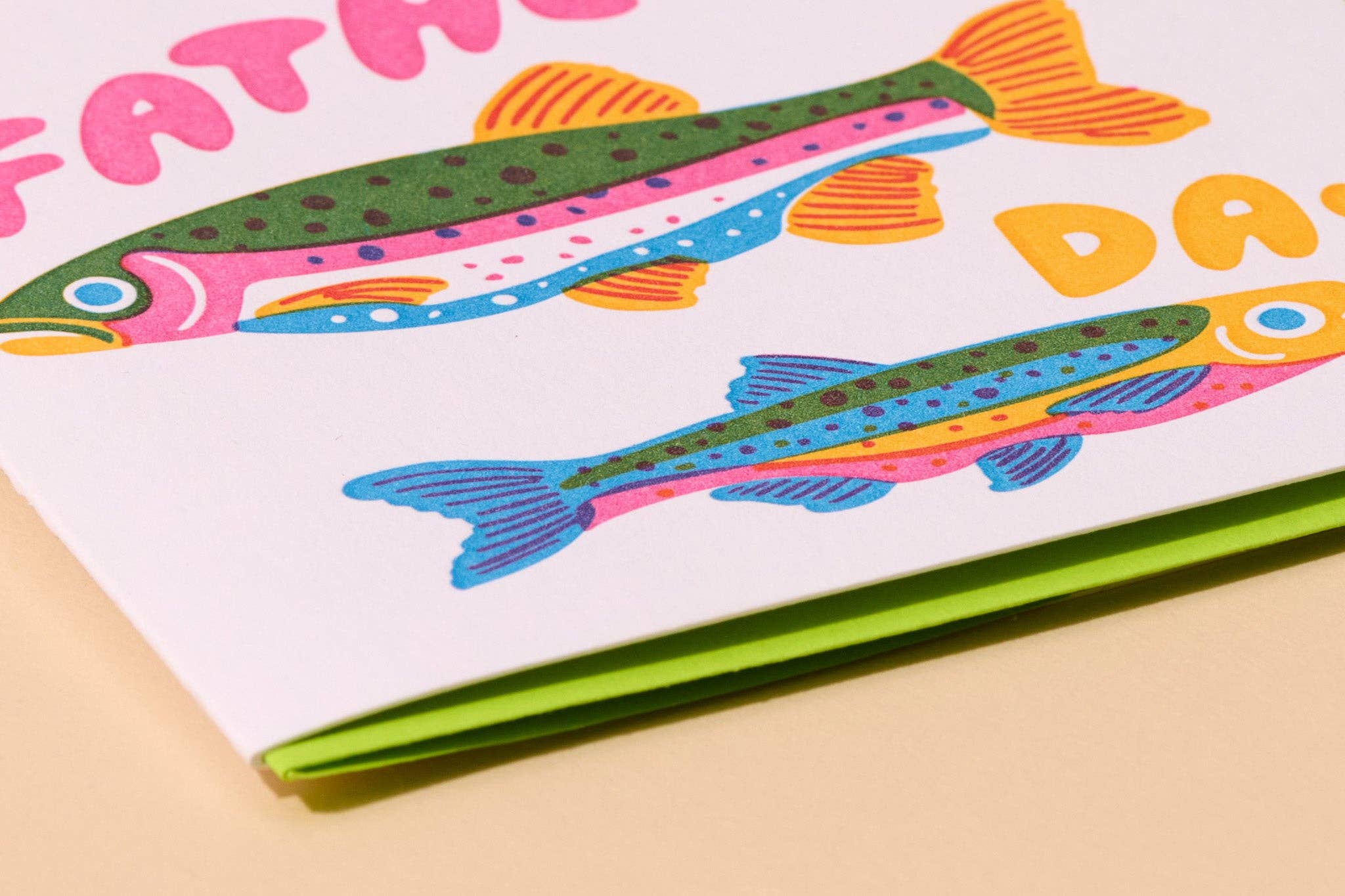 Rainbow Trout Father's Day Card