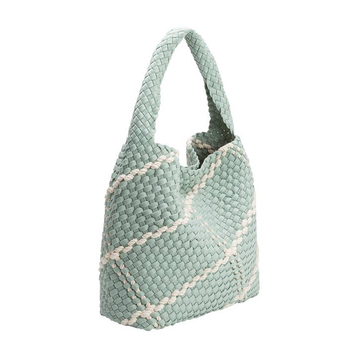 Johanna Vegan Shoulder Bag - Seafoam