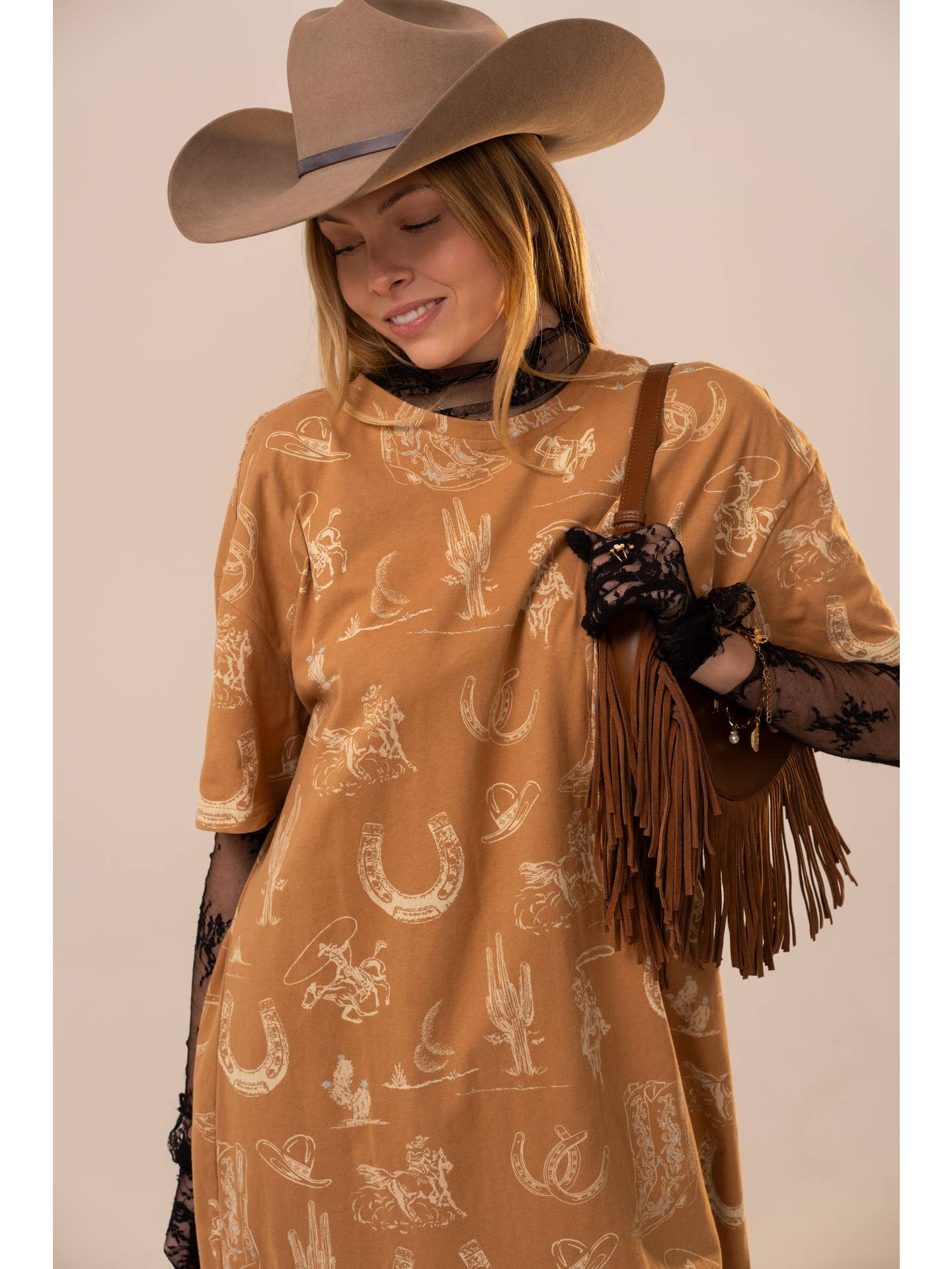 Western Front T-Shirt Dress