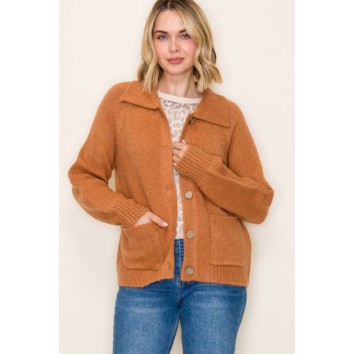 Pumpkin Season Chunky Knit Jacket