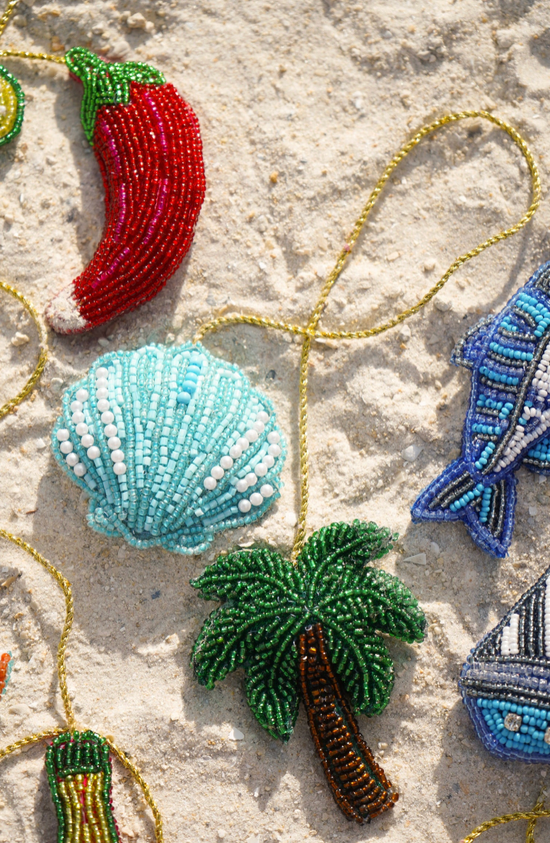 Spicy Margarita Beaded Bag Charm