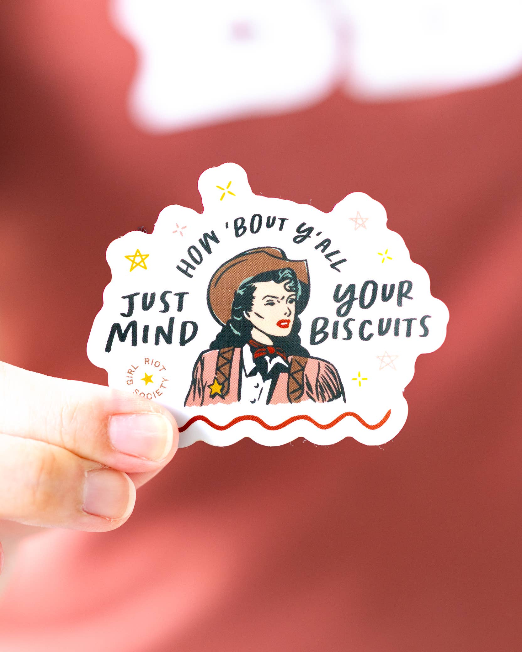 Mind Your Biscuits Sticker