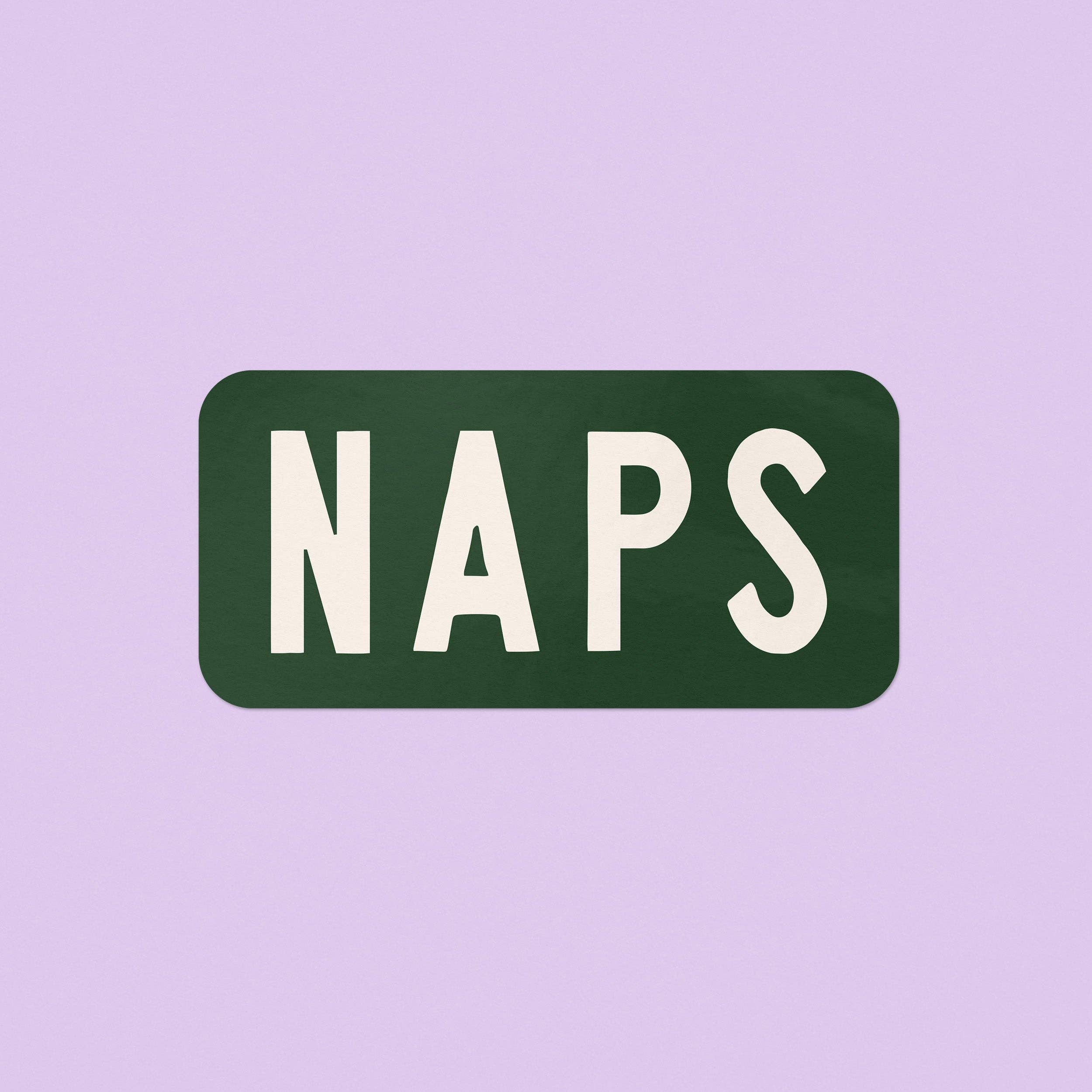 Naps Vinyl Sticker