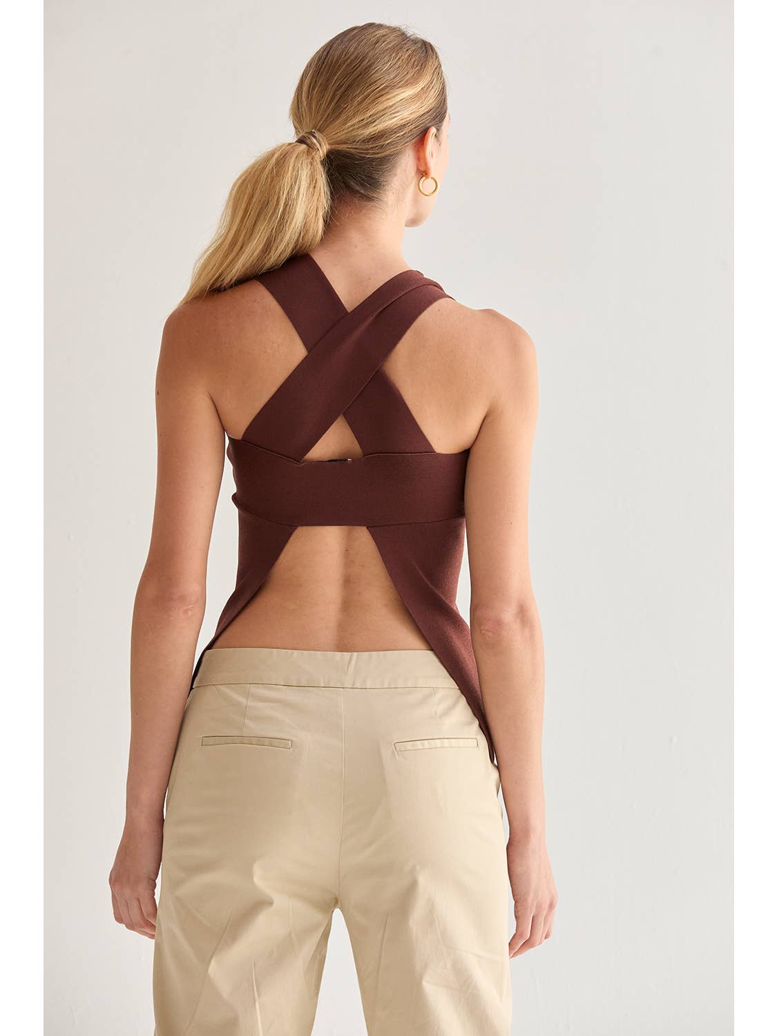 Sofie Crossed Back Detail Top