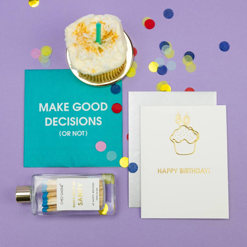 Make Good Decisions (Or Not) Cocktail Napkins