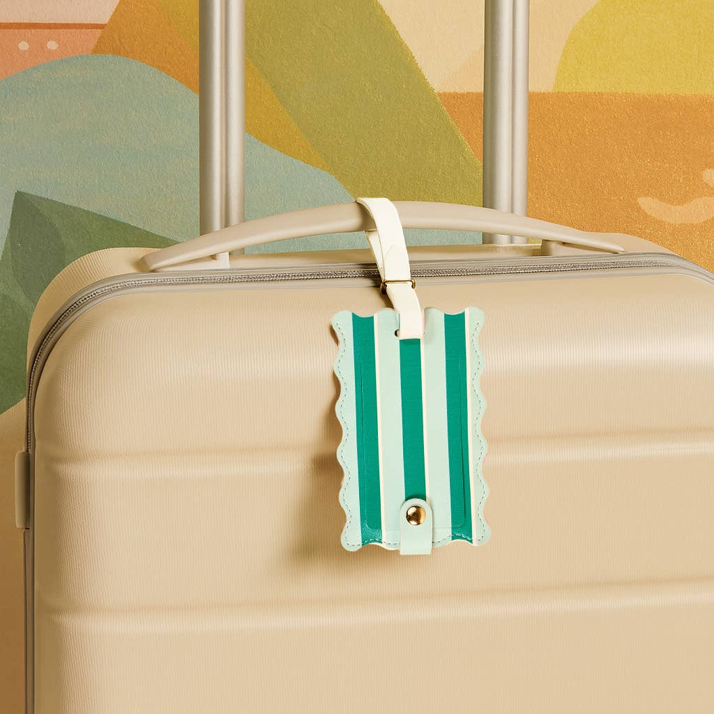 Sicily Stripe Jetsetter Luggage Tag