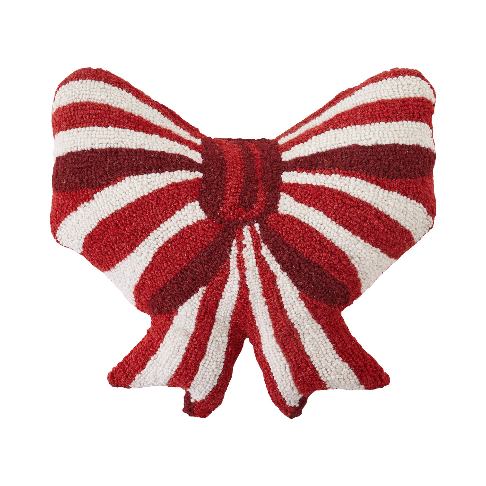 Red & White Bow Hook Pillow