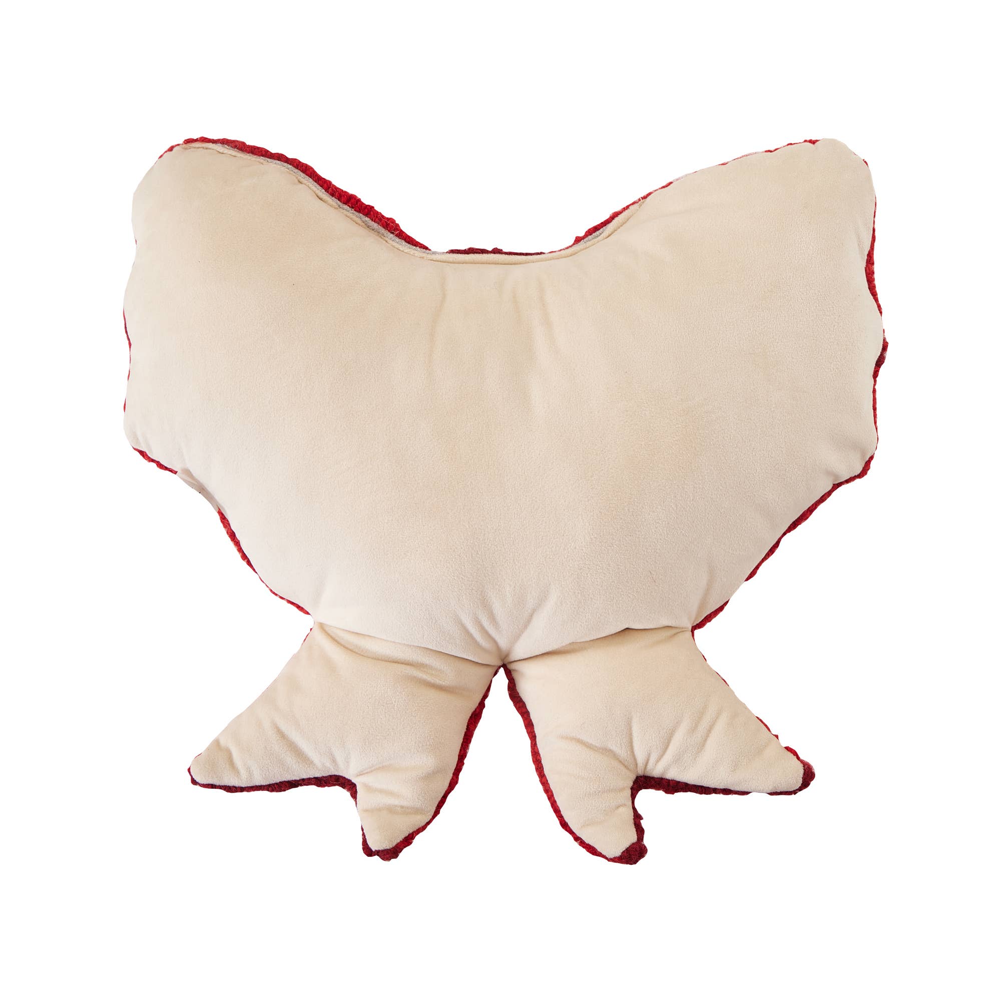 Red & White Bow Hook Pillow