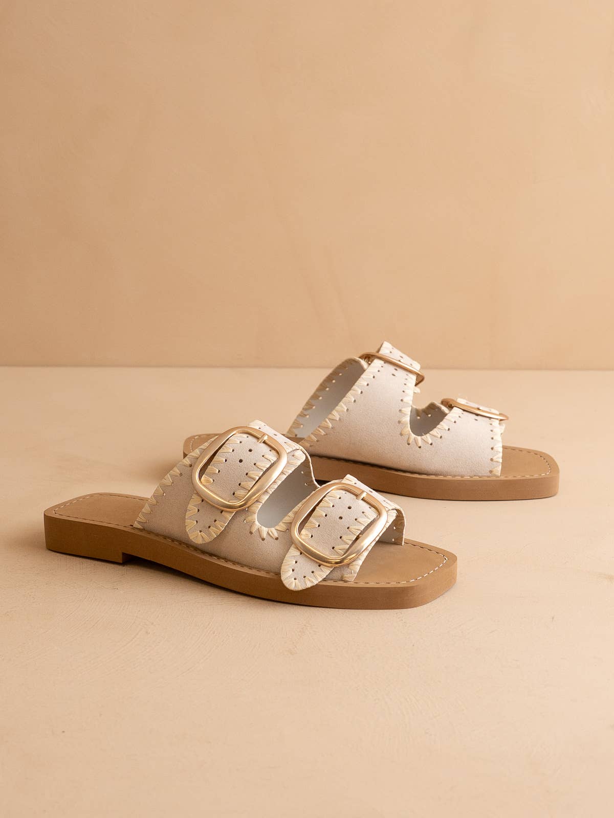 The Tivoli Double Buckle Sandal