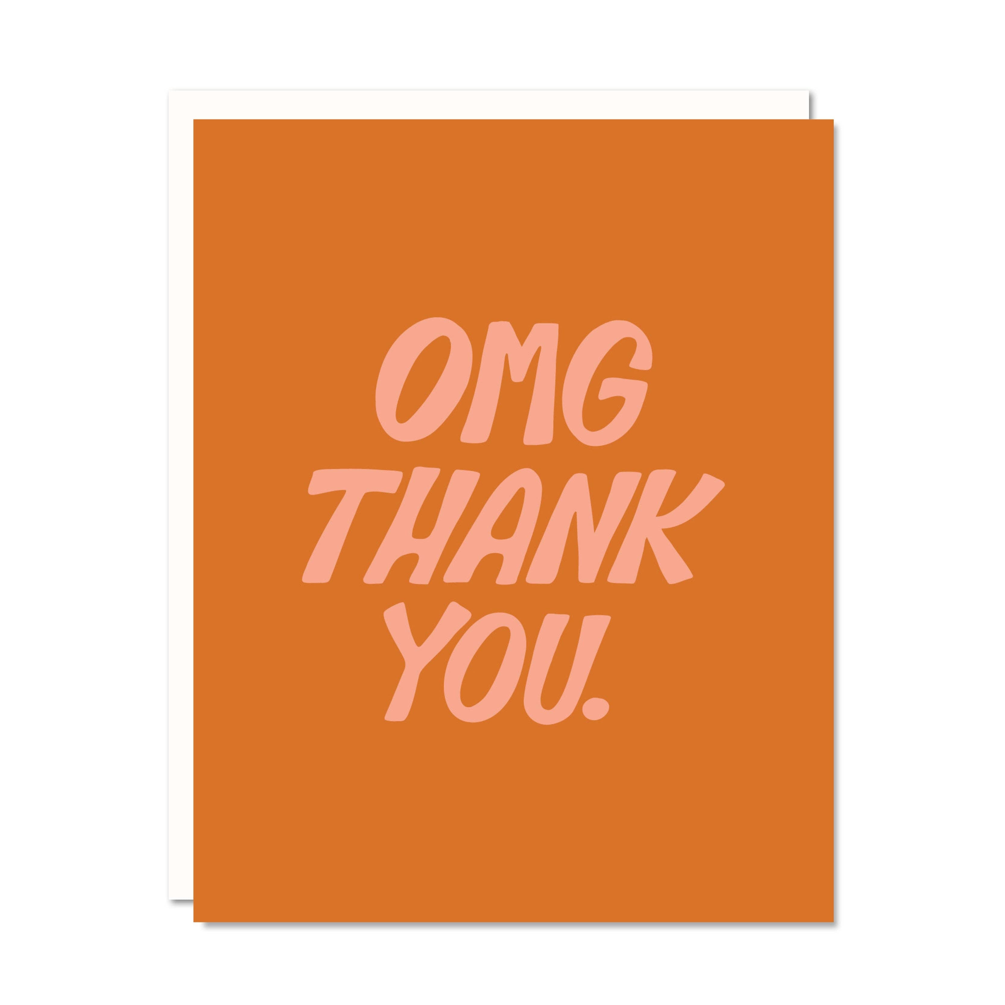 OMG Thank You Gratitude Card