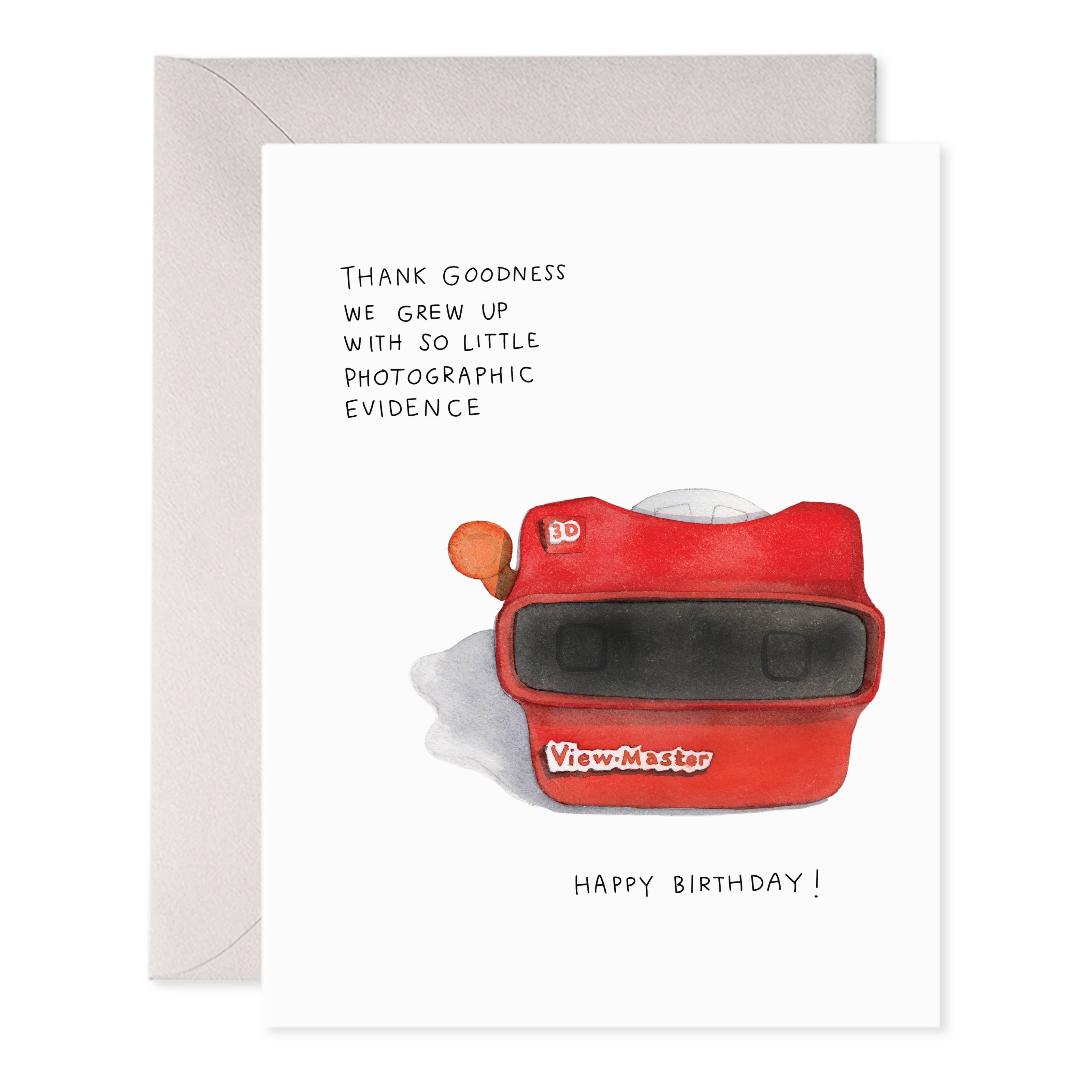 Viewfinder Birthday Card Greeting Card
