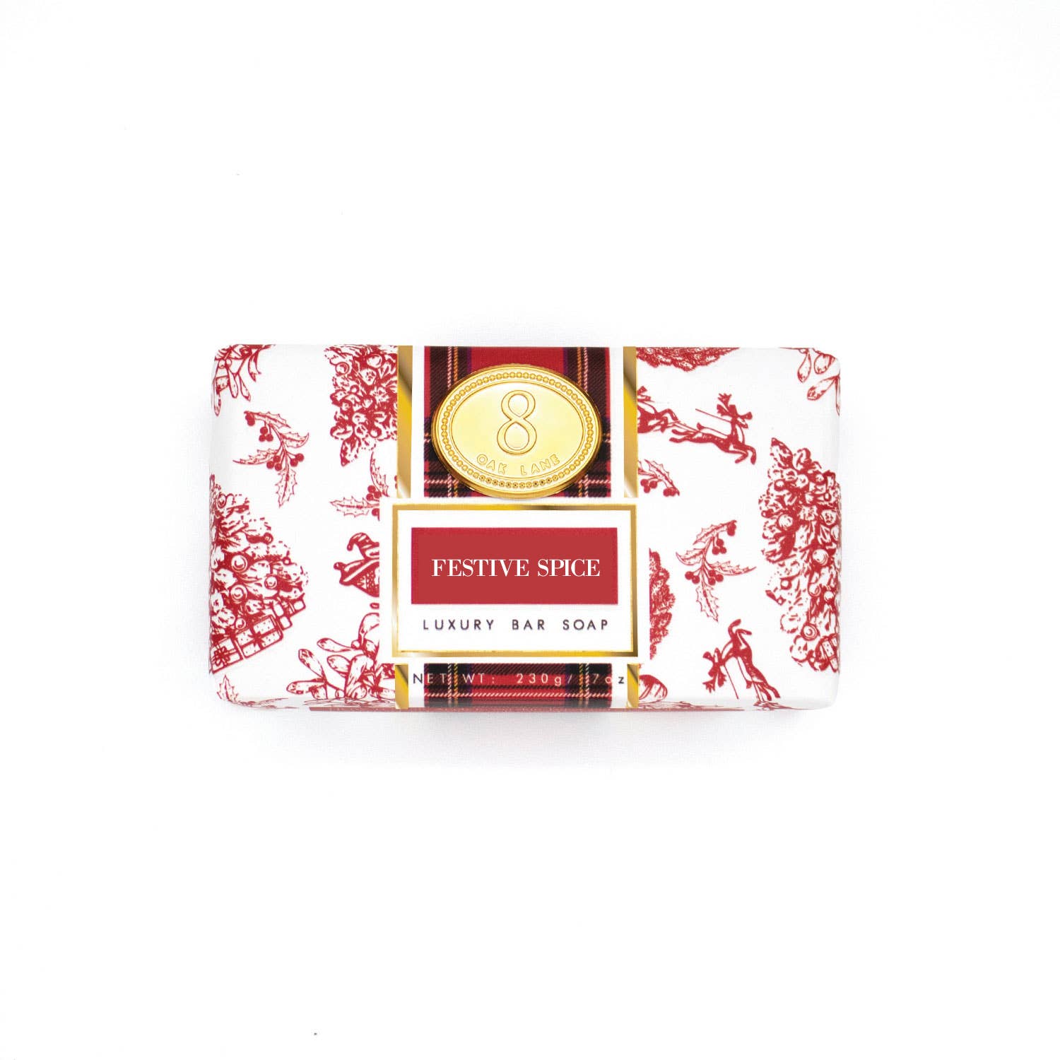 Festive Spice Wrapped Bar Soap