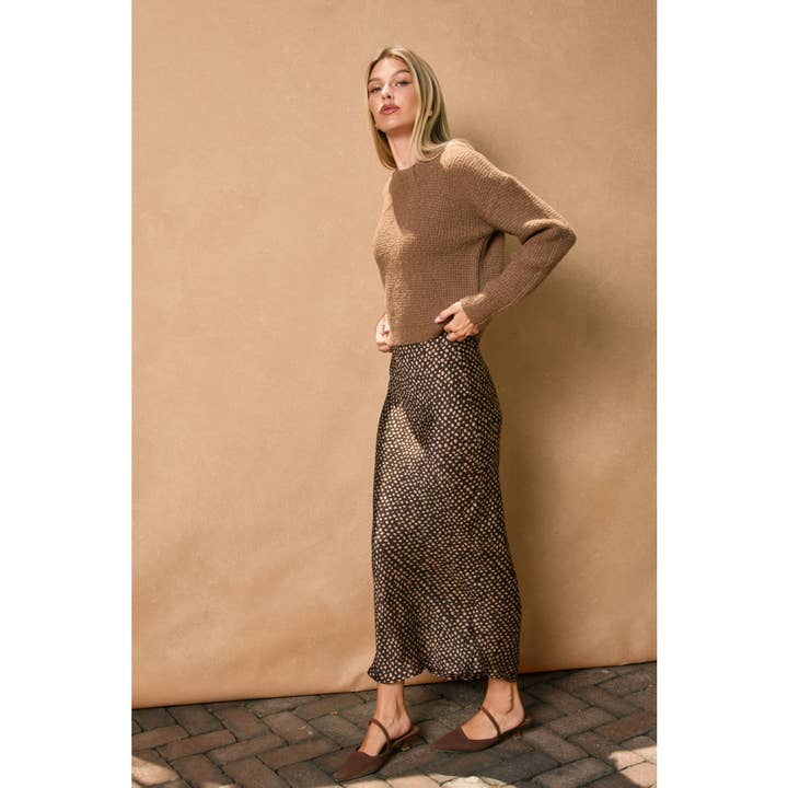 Smoke and Sand Maxi Skirt