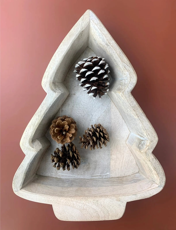 Small Christmas Tree Dough Bowl