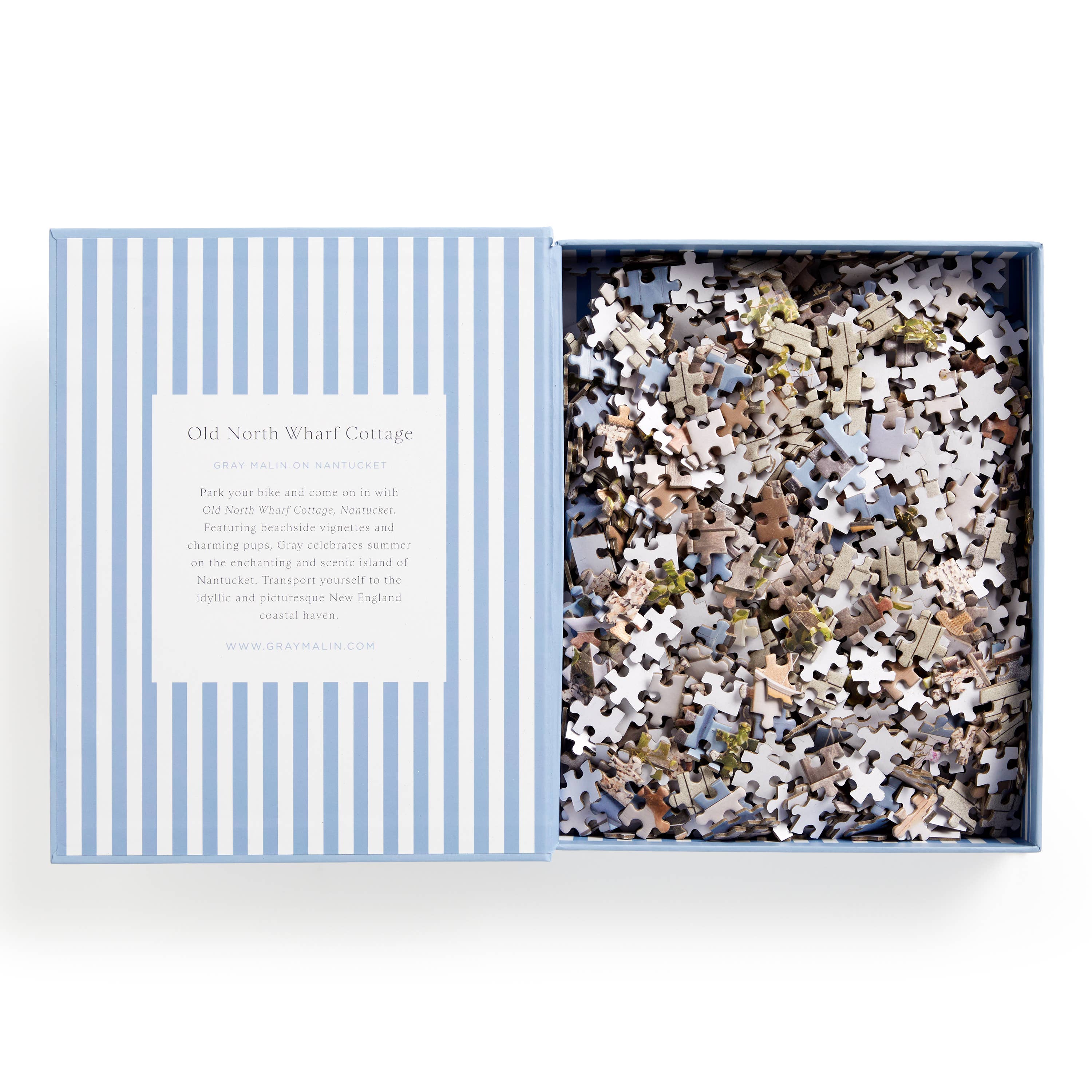Nantucket Gray Malin 1000 Piece Book Box Puzzle