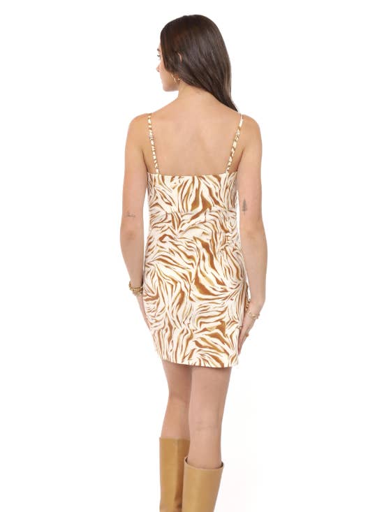 City Boheme Zebra Mini Dress