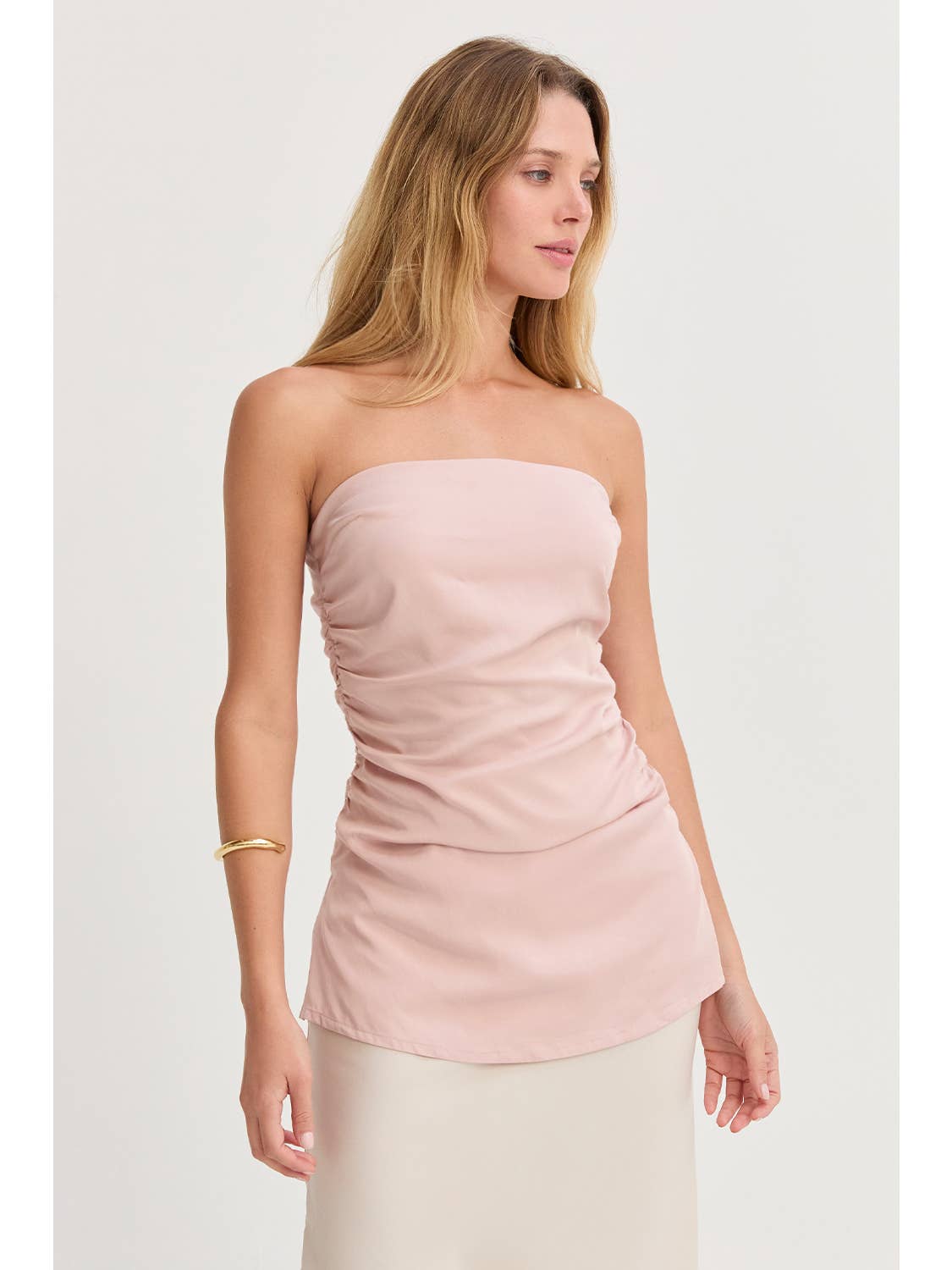 Londyn Ruched Tube Top