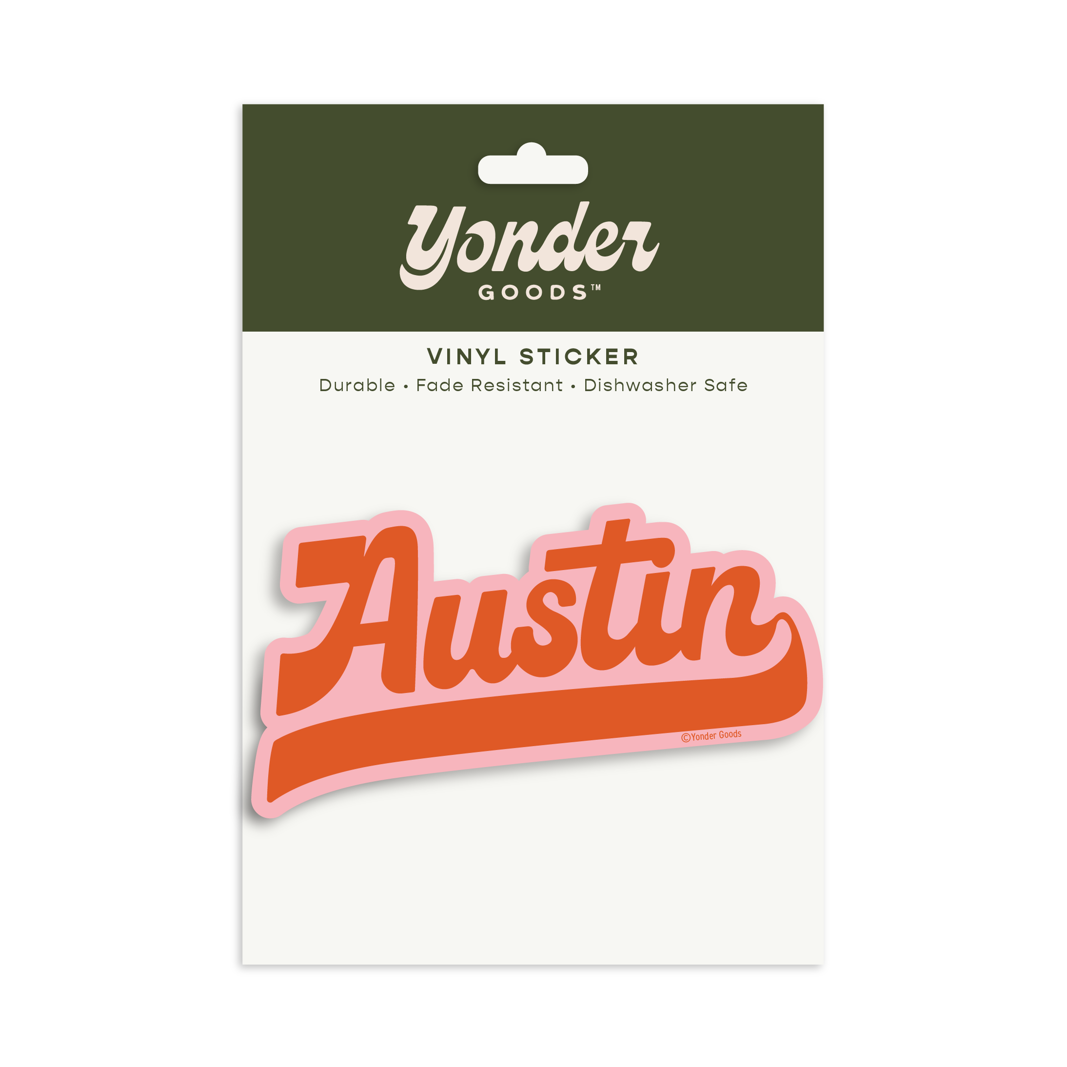 Austin Sticker – Pink