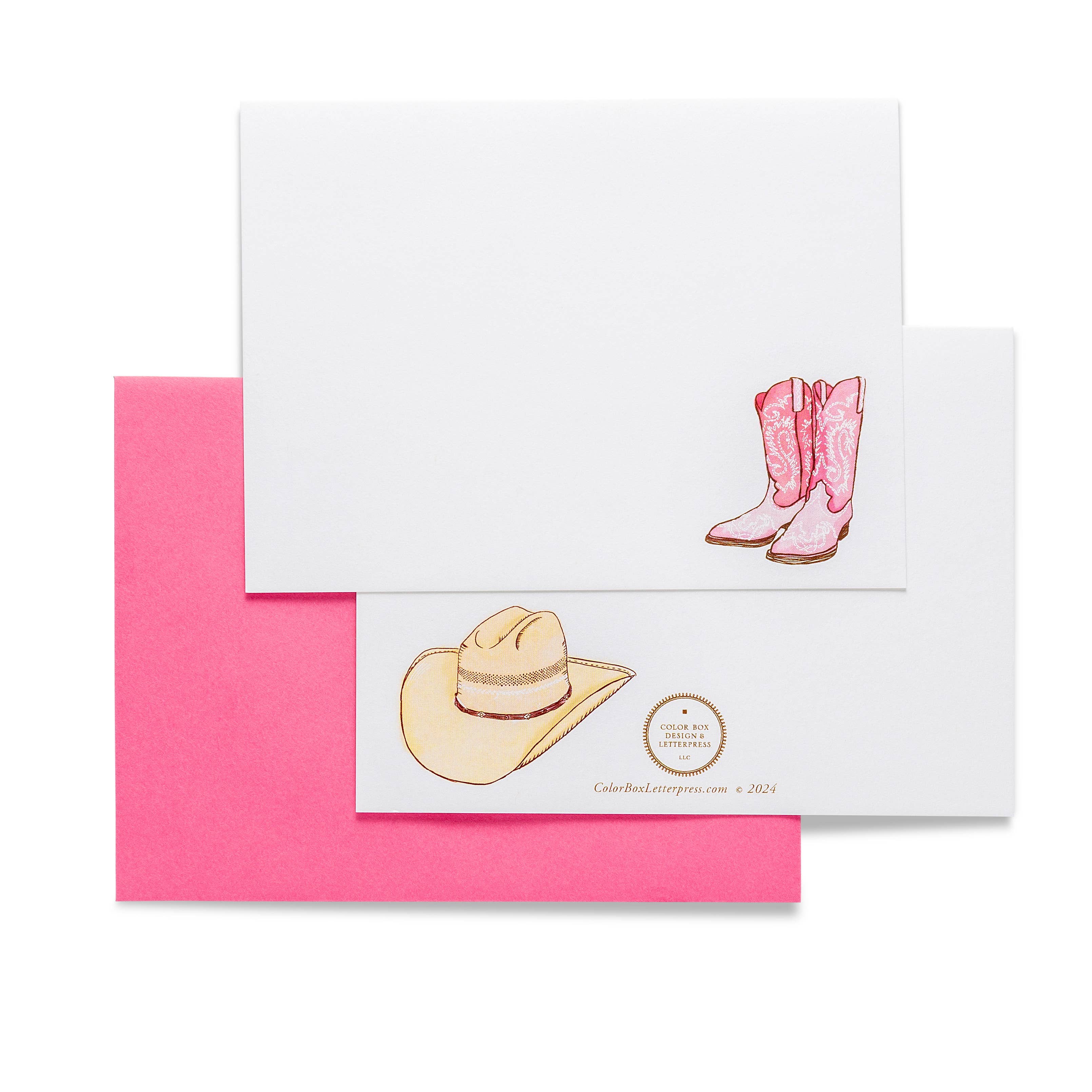 Cowgirl Boots Everyday Flat Notes 