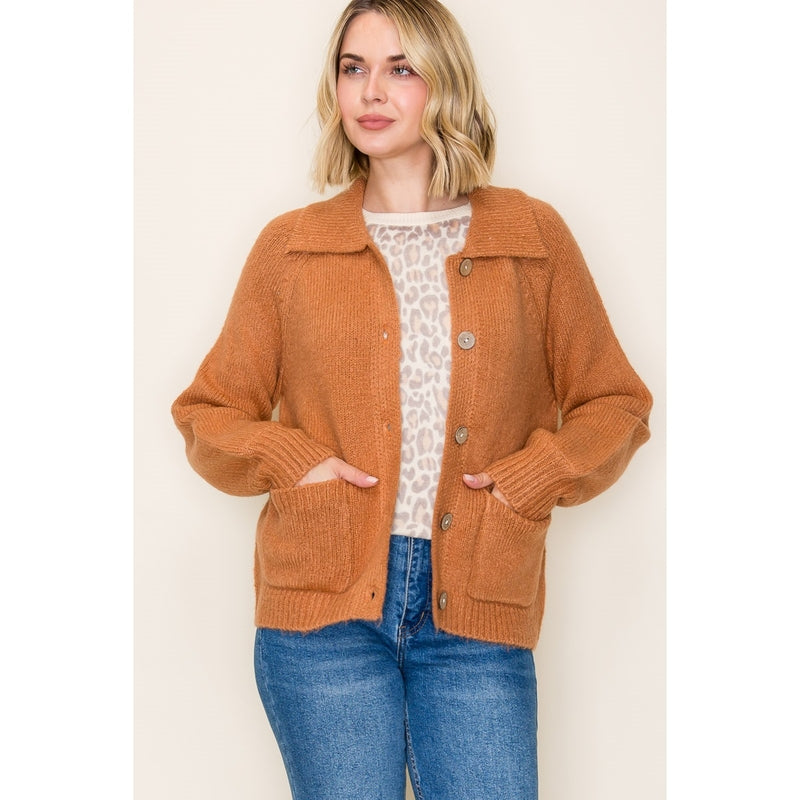Pumpkin Season Chunky Knit Jacket
