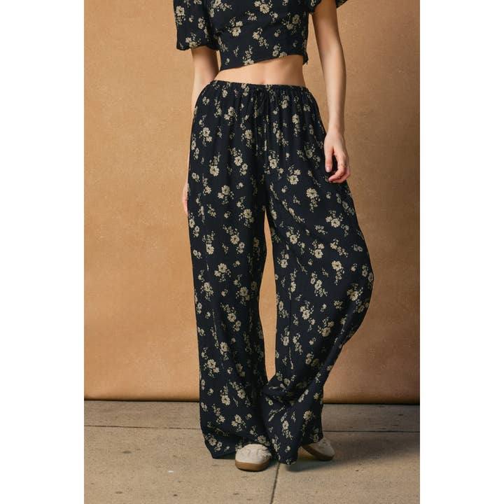 Dancing Moon Drawstring Pants