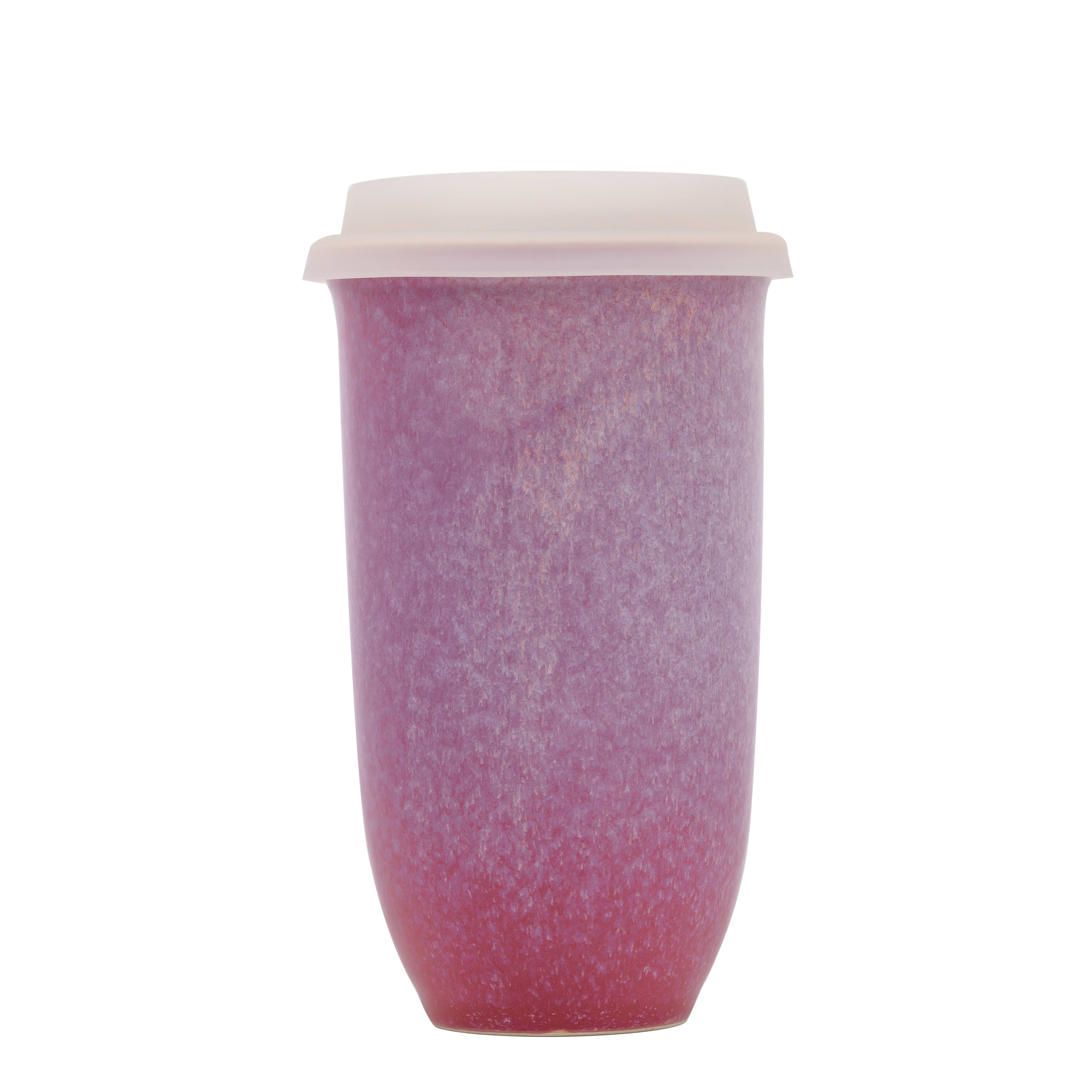 Astral Bloom Ceramic Travel Mug – 16 oz