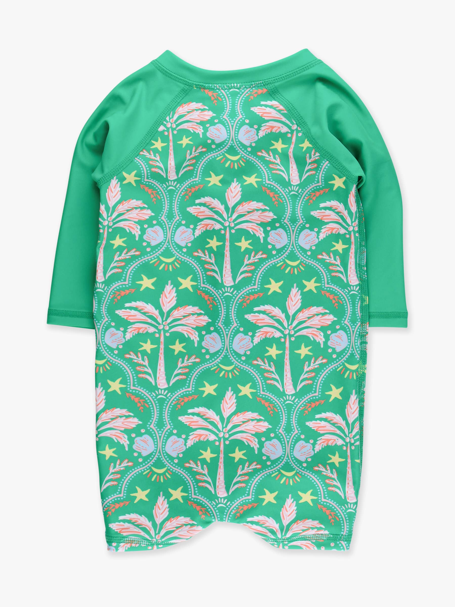 One Piece Rash Guard Swimsuit - Coconut Cabana *FINAL SALE*