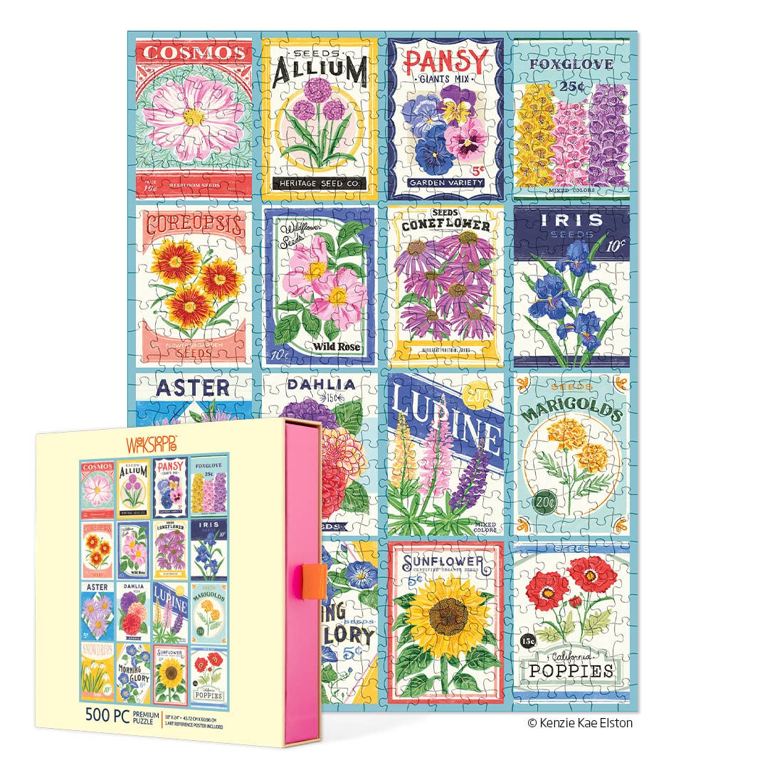 Seed Packets 500 Piece Puzzle