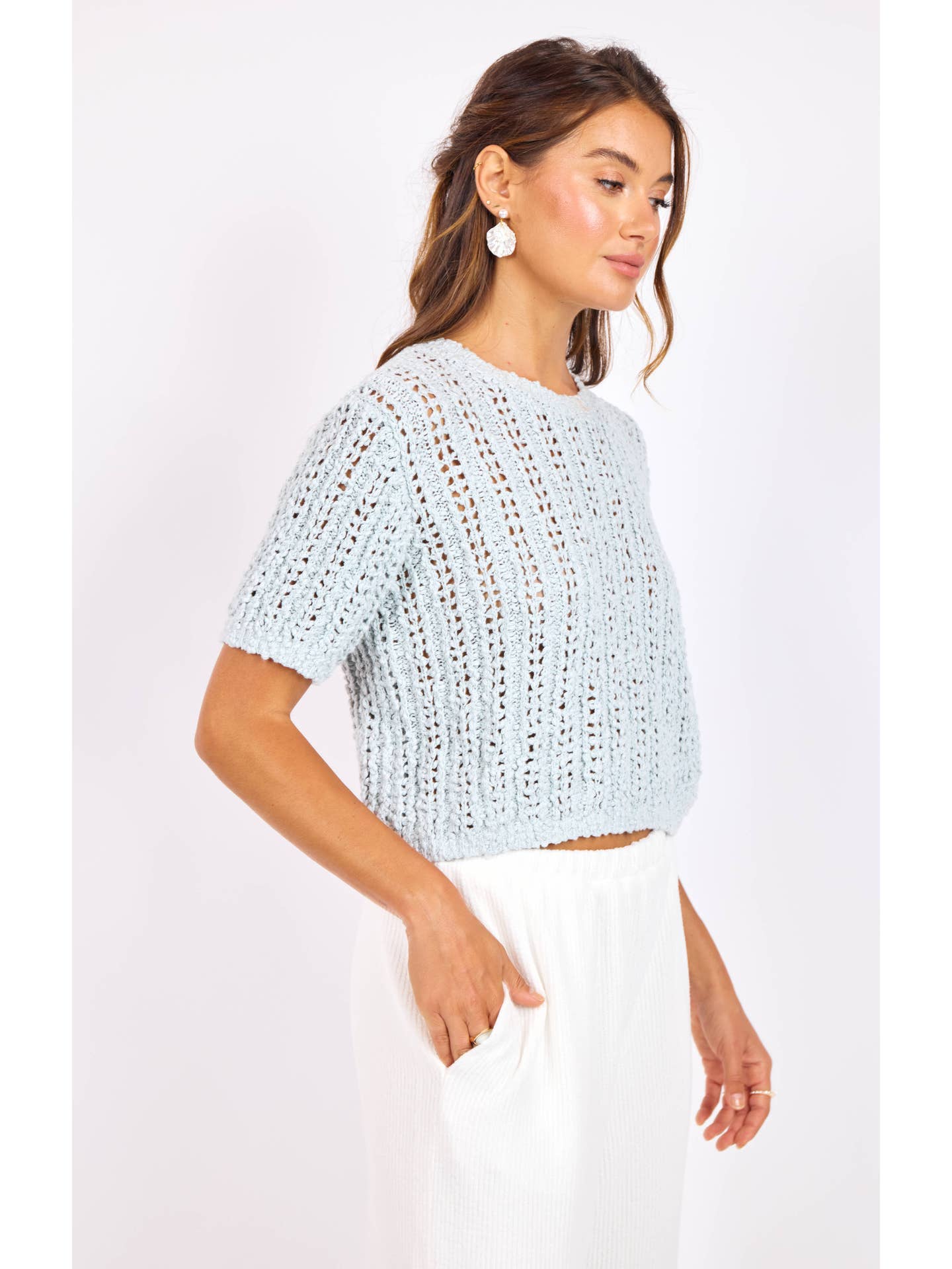 Peruse Short Sleeve Sweater