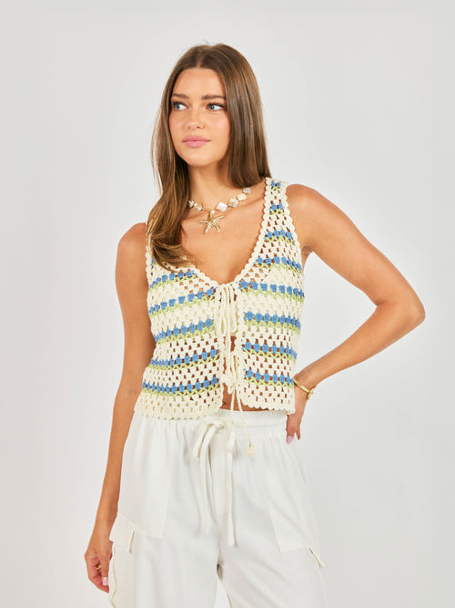 Stairsteps Crochet Vest
