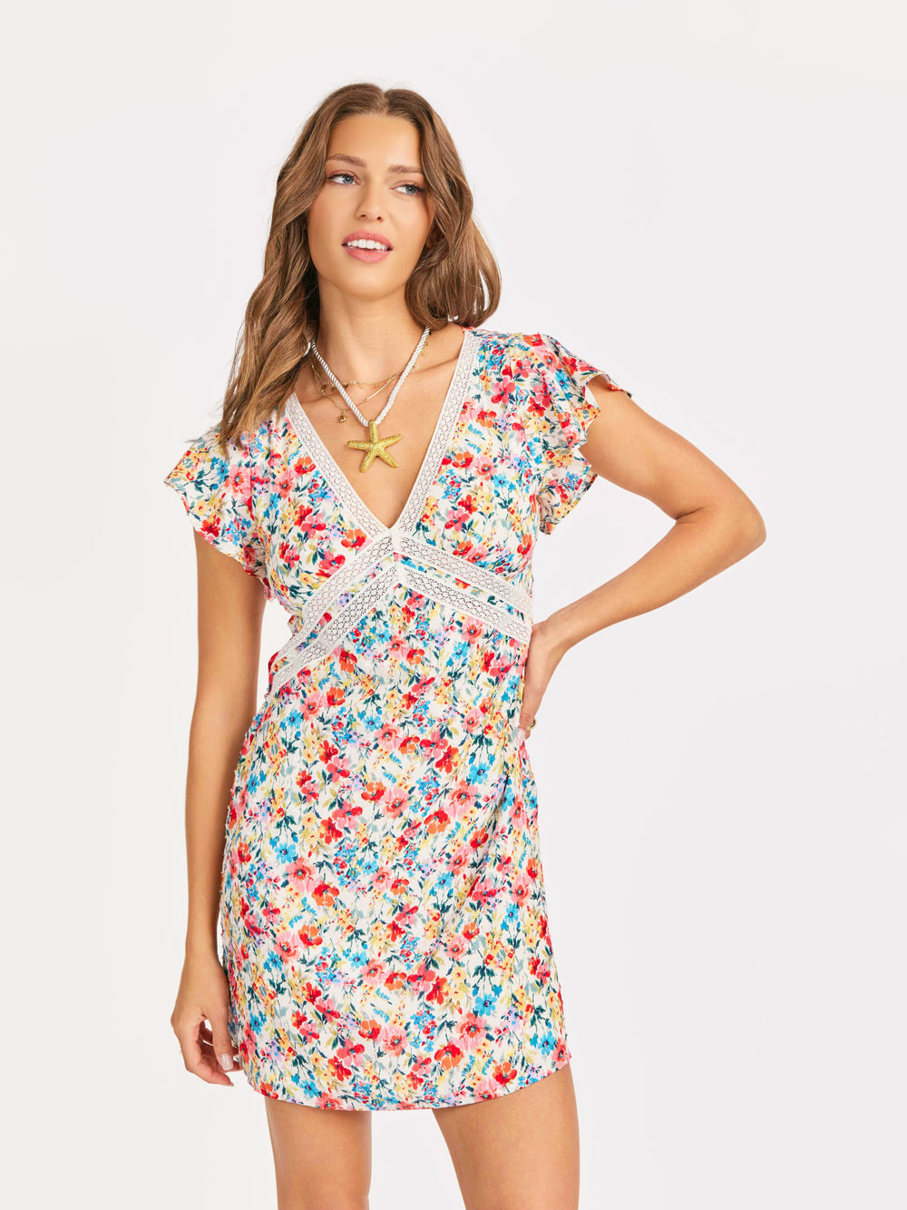 Cove V-Neck Mini Dress