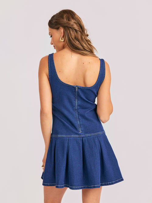 Cowgirl Denim Mini Dress