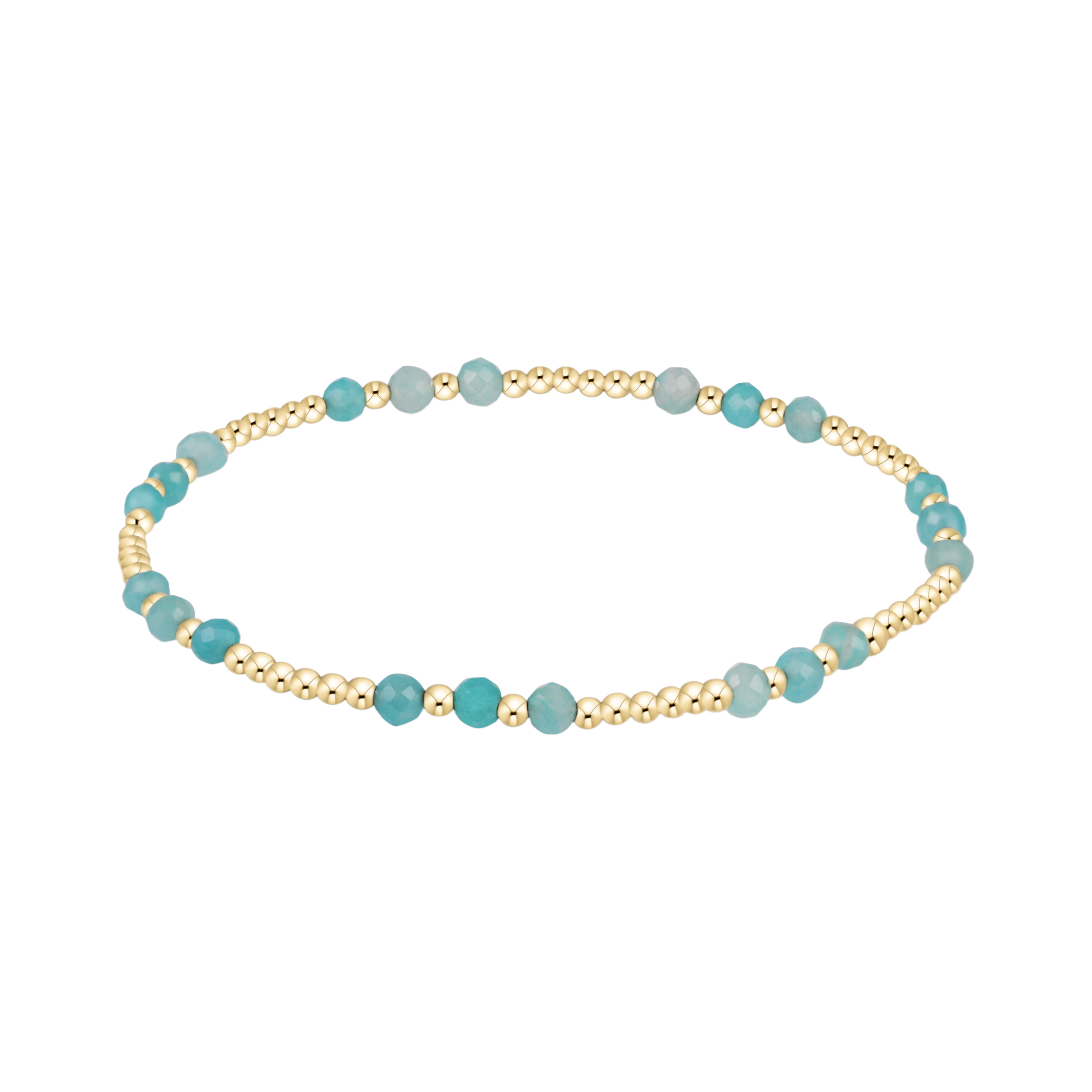 Joy Gem 3mm Bracelet - Amazonite