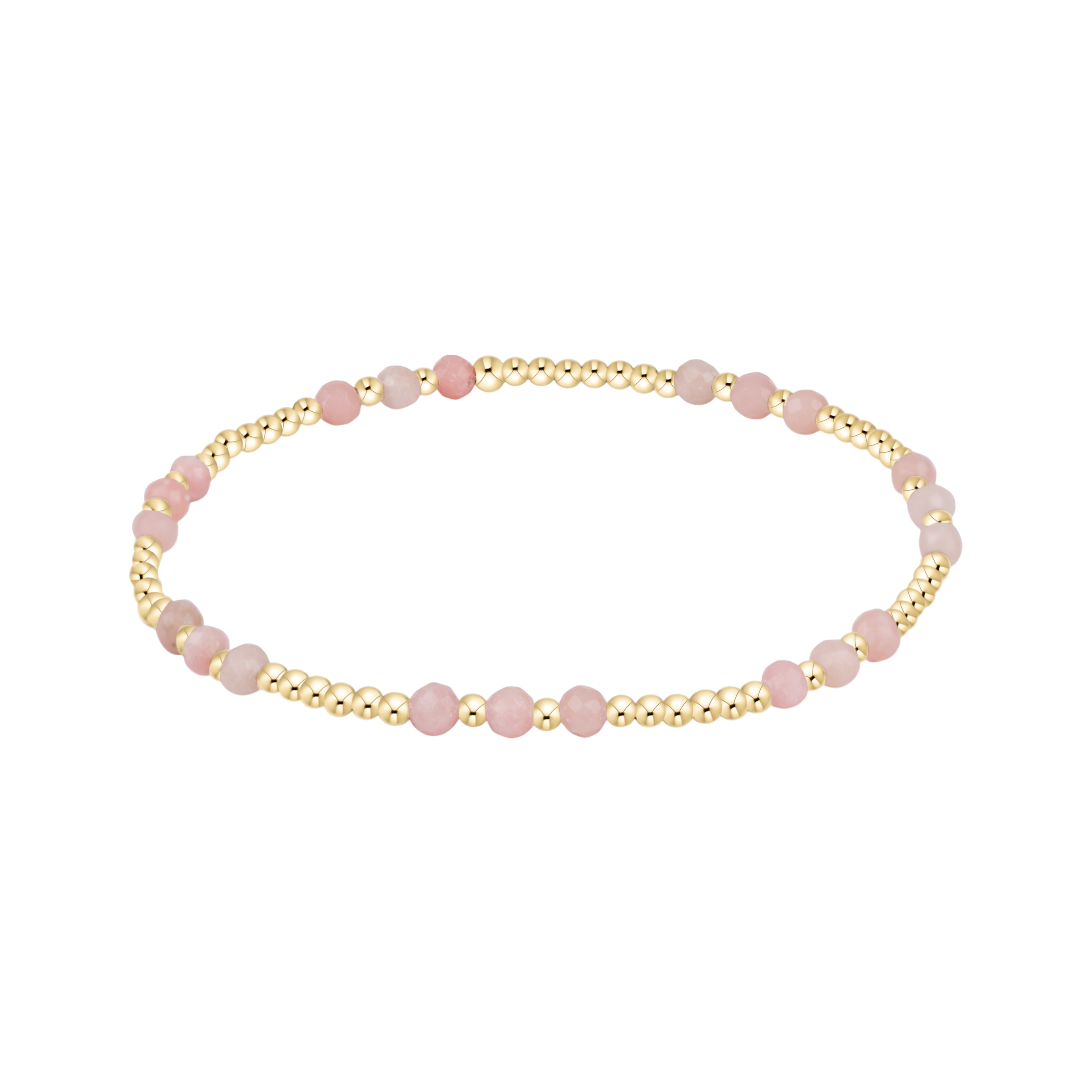 Joy Gem 3mm Bracelet - Pink Opal
