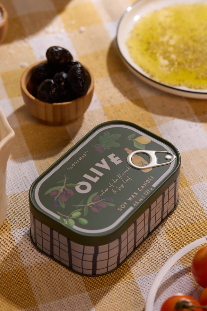 Fig & Olive Bistro Printed Tin