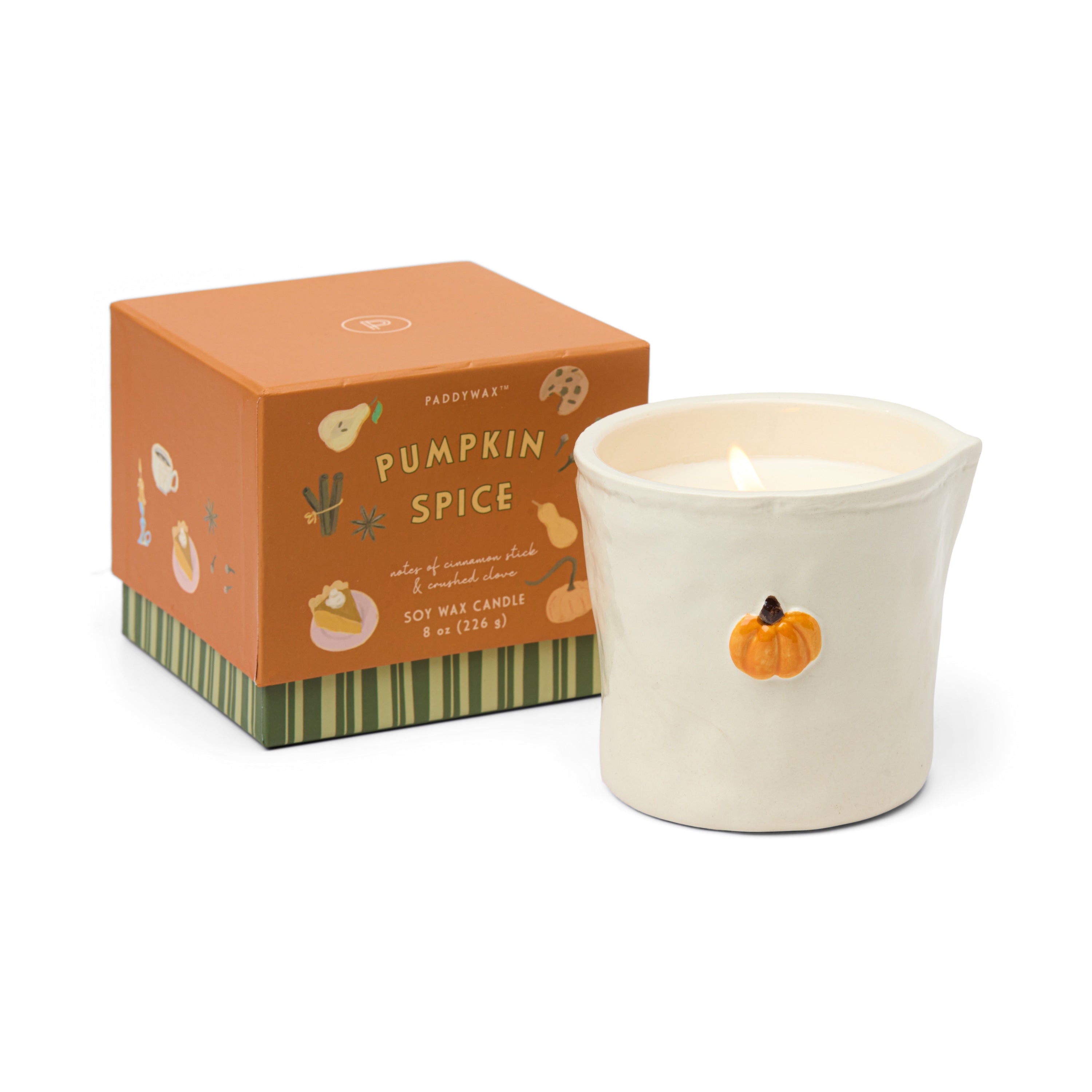 Pumpkin Spice Bistro Ceramic Candle
