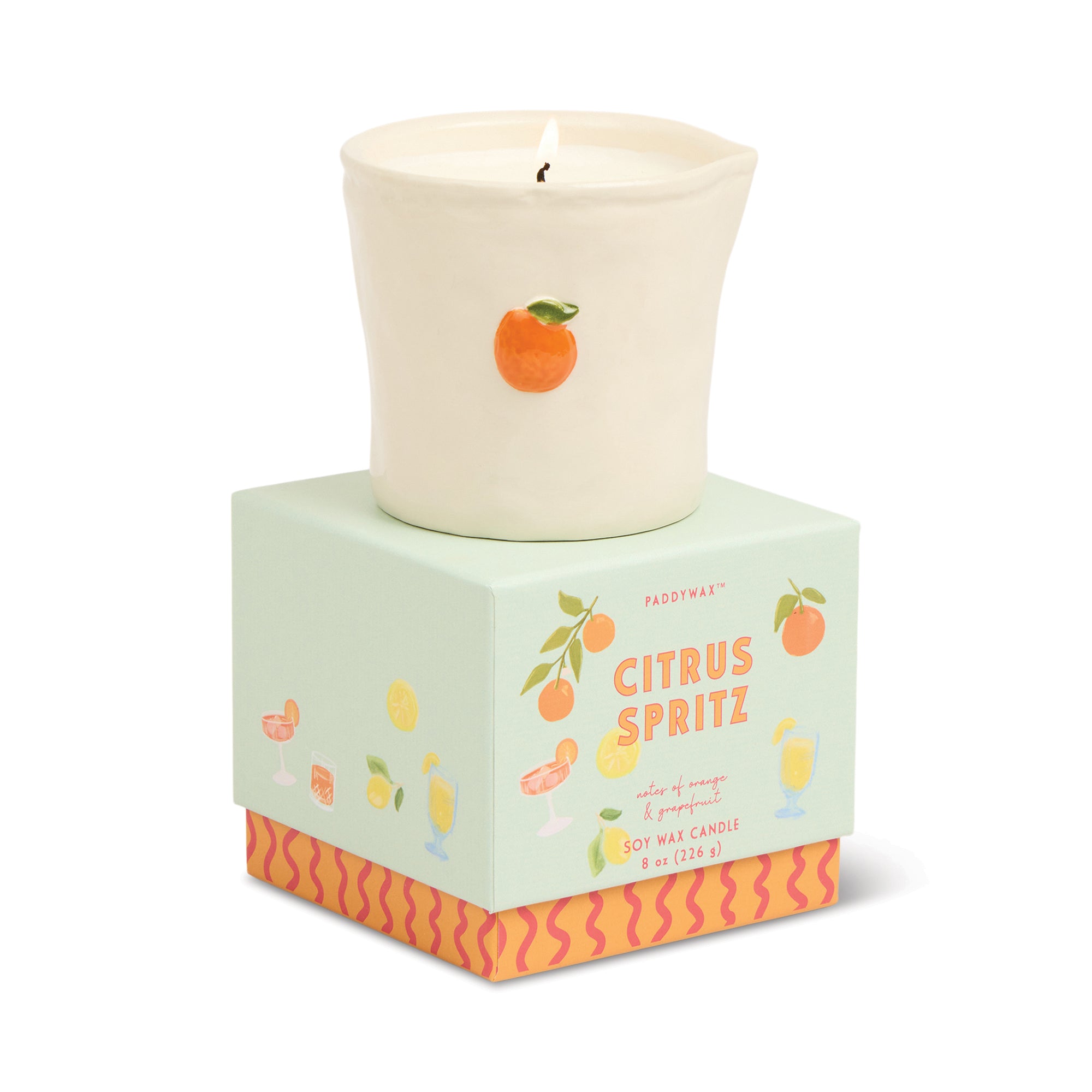 Citrus Spritz Bistro Ceramic Candle