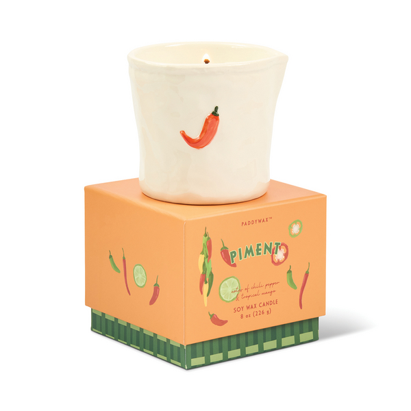 Piment Bistro Ceramic Candle