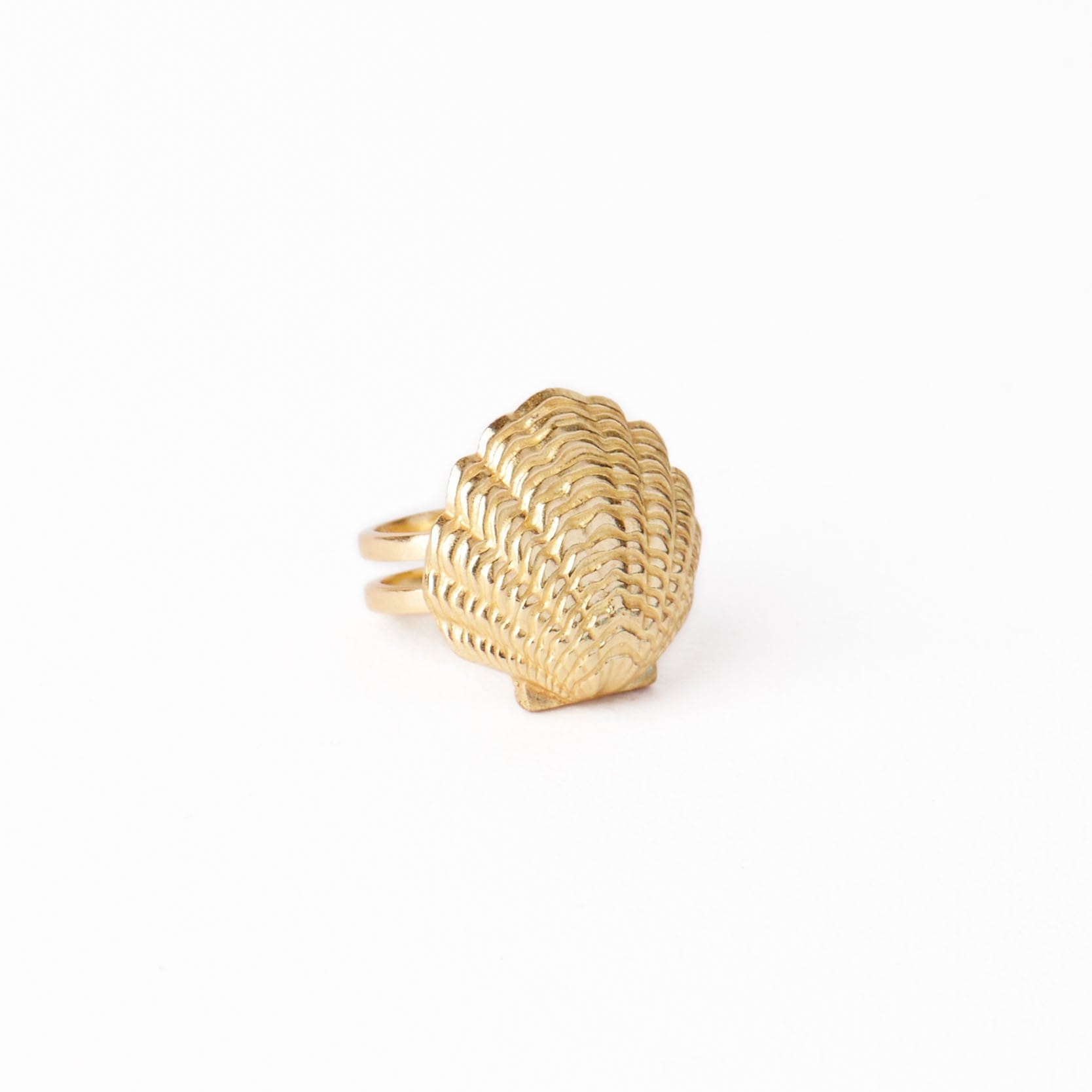 Harper Shell Bandana Ring