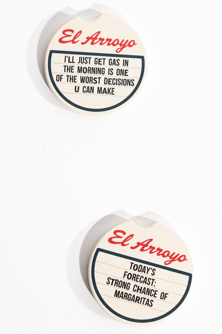 Car Coasters - Today's Forecast