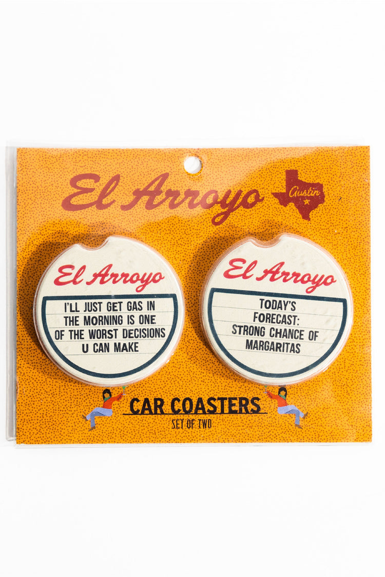 Car Coasters - Today's Forecast